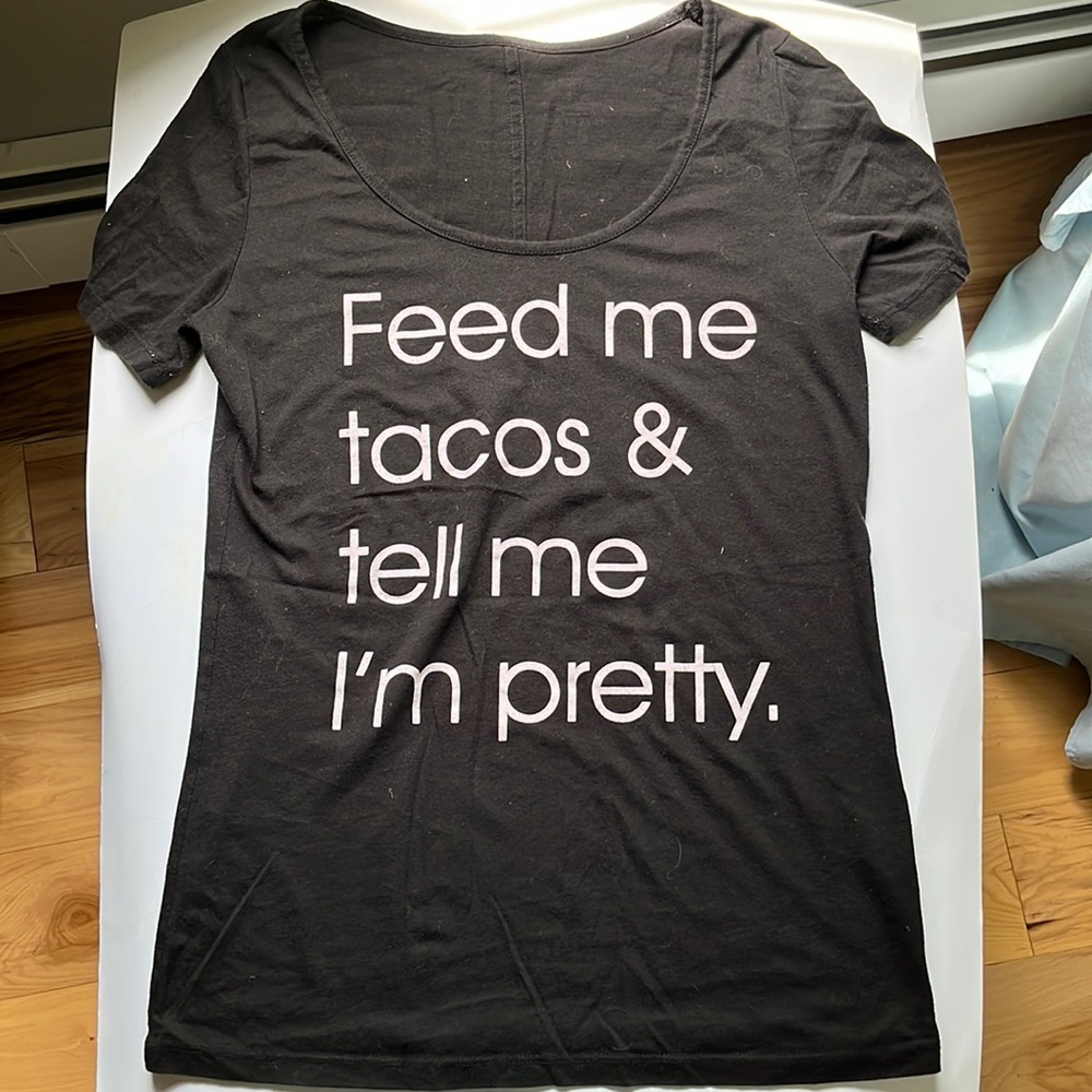 Soffe “Feed me tacos” Graphic tee. Size S —Used in great condition